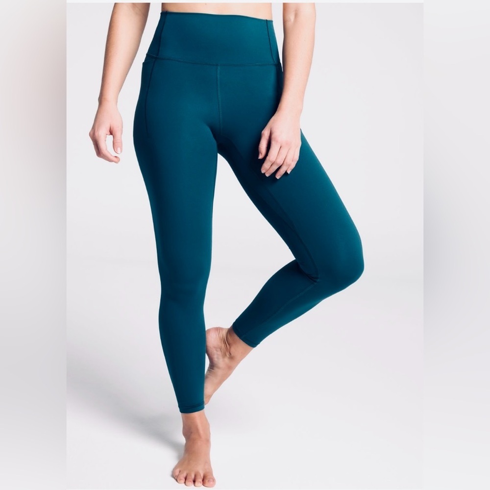 CALIA by Carrie Underwood Dark Teal High Waist Ribbed Workout 7/8 Leggings, XXL - Picture 8 of 8